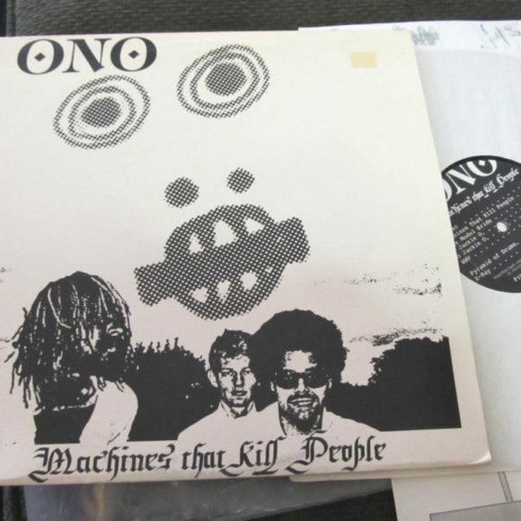 ONO : MACHINES THAT KILL PEOPLE - 1983 Vinyl LP 33 rpm Record